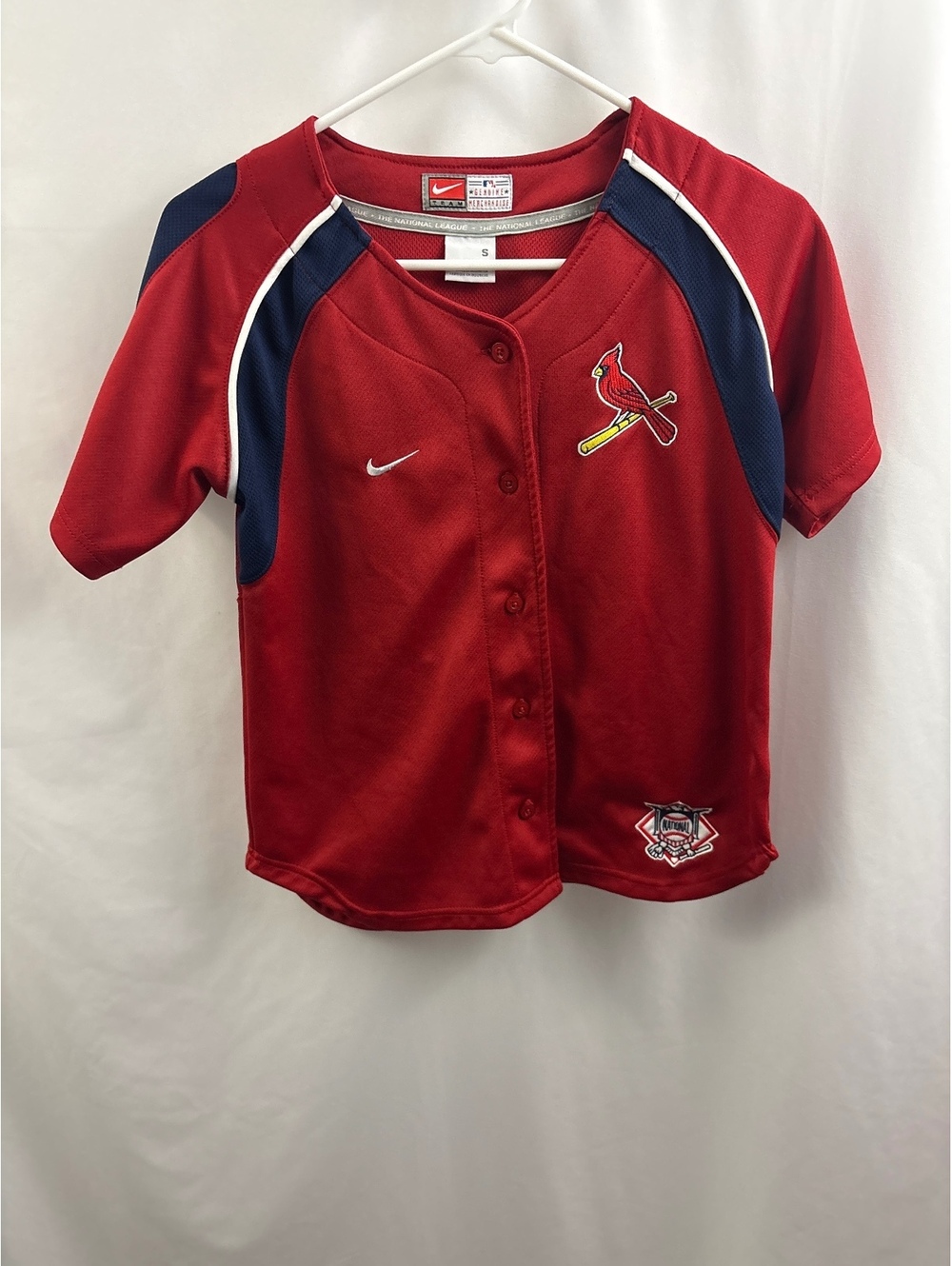 St. Louis Cardinals Jersey STITCHED Baseball NIKE Kids Size Small 4-6 MLB